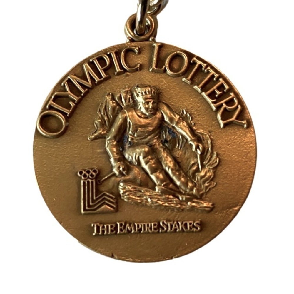 New York State Olympic Lottery Commemorative Charm Coin